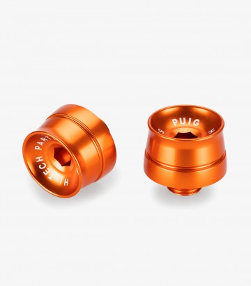 Contrapesos Speed 21602T Puig color Naranja para CFMOTO 650 NK