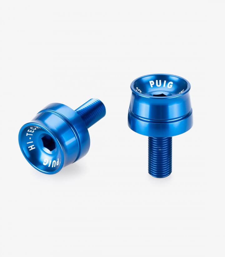 Puig Lenkerendgewichte Speed 21626A in Blau für several Suzuki models