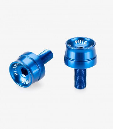 Puig Speed 21626A Bar Ends in Blue for Suzuki GSX-8R/S, GSX-R 1000/R, GSX-R1300 Hayabusa