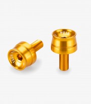 Puig Speed 21626O Bar Ends in Golden for Suzuki GSX-8R/S, GSX-R 1000/R, GSX-R1300 Hayabusa