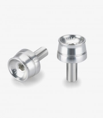 Puig Lenkerendgewichte Speed 21626P in Silber für several Suzuki models