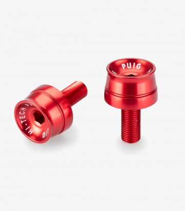 Puig Lenkerendgewichte Speed 21626R in Rot für several Suzuki models