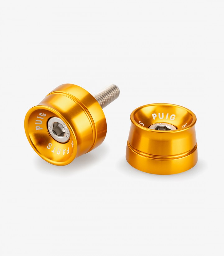 Puig Speed 21778O Bar Ends in Golden for BMW CE 04, Yamaha MT-09/SP