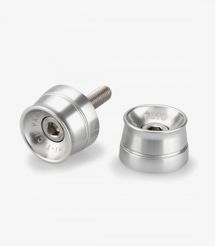 Puig Lenkerendgewichte Speed 21778P in Silber für several BMW and Yamaha models