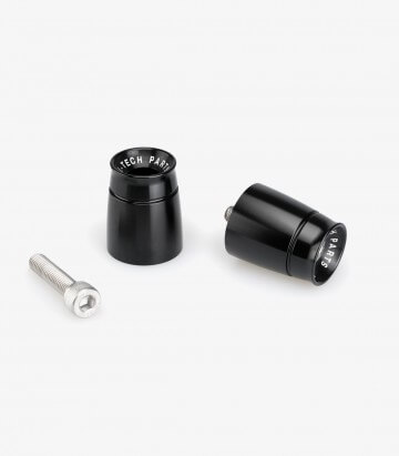 Puig Lenkerendgewichte Sport 21008N in Schwarz für several Kawasaki models