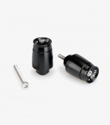 Puig Lenkerendgewichte Sport 21009N in Schwarz für several Honda models