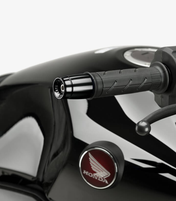 Puig Lenkerendgewichte Sport 21009N in Schwarz für several Honda models