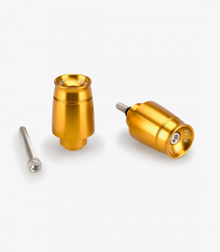 Puig Lenkerendgewichte Sport 21009O in Gold für several Honda models