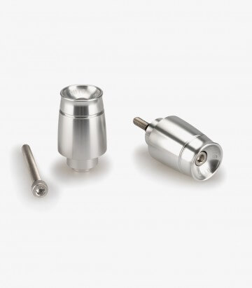 Puig Lenkerendgewichte Sport 21009P in Silber für several Honda models