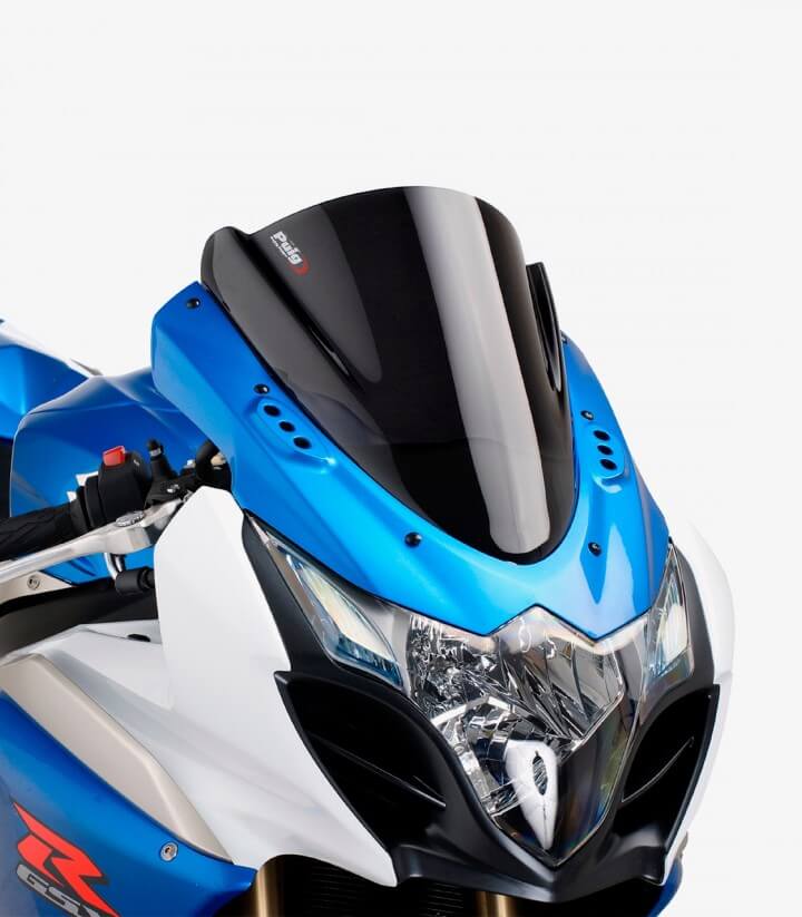 Windschild Puig Z-Racing Suzuki GSX-R1000 (09-16) Schwarz 4933N