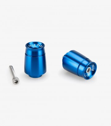 Puig Lenkerendgewichte Sport 21010A in Blau für Yamaha FJR1300A/AE/AS, FZ1/8, FZS600 Fazer, MT-07/Y-AMT, MT-09/SP, YZF-R1/6/9