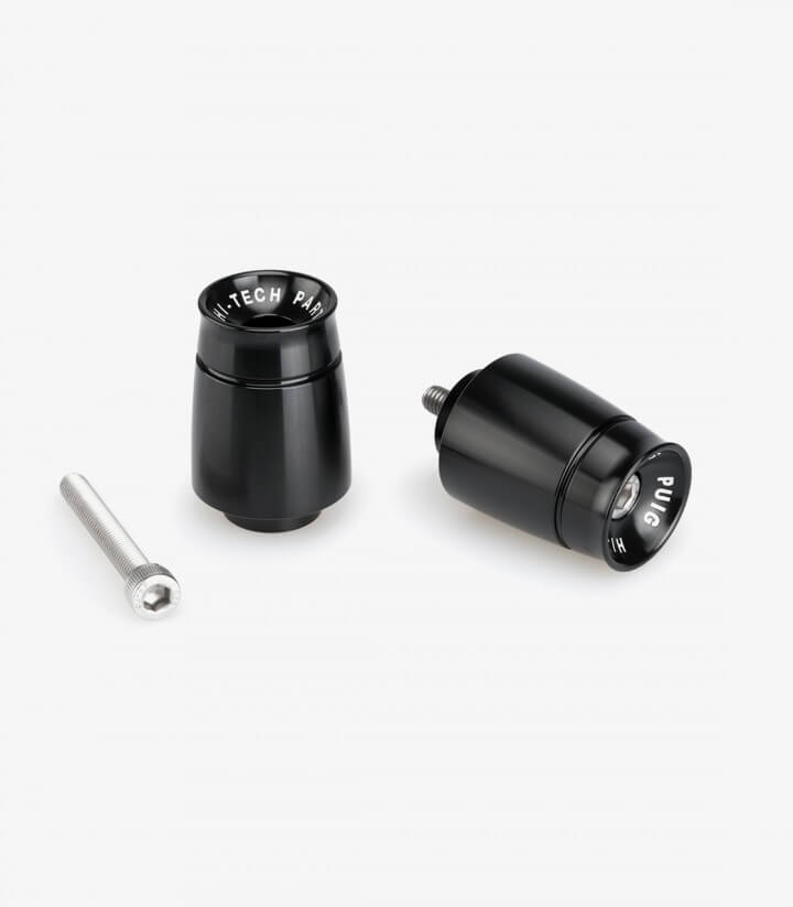 Puig Lenkerendgewichte Sport 21010N in Schwarz für Yamaha FJR1300A/AE/AS, FZ1/8, FZS600 Fazer, MT-07/Y-AMT, MT-09/SP, YZF-R1/6/9