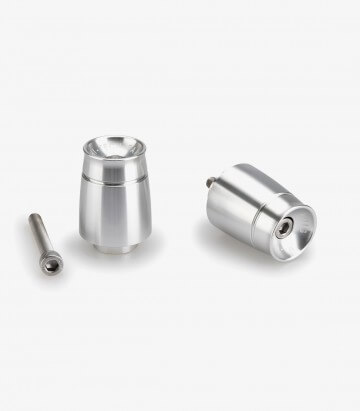 Puig Lenkerendgewichte Sport 21010P in Silber für Yamaha FJR1300A/AE/AS, FZ1/8, FZS600 Fazer, MT-07/Y-AMT, MT-09/SP, YZF-R1/6/9