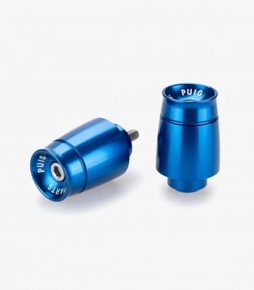 Puig Lenkerendgewichte Sport 21019A in Blau für several Honda models