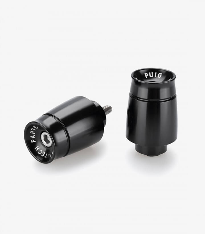 Puig Lenkerendgewichte Sport 21019N in Schwarz für several Honda models