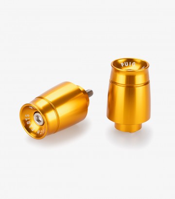 Puig Sport 21019O Bar Ends in Golden for several Honda models