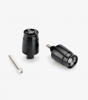 Puig Lenkerendgewichte Sport 21026N in Schwarz für Kawasaki Ninja 650 (20-26), Ninja 7 Hybrid (24-26), Z650 (20-26)