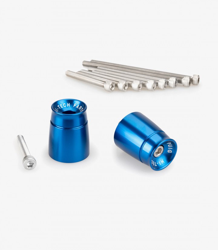 Puig Sport 21029A Bar Ends in Blue for several Suzuki and Yamaha models