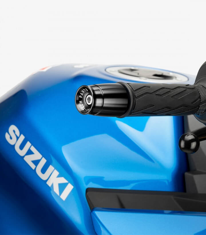 Puig Lenkerendgewichte Sport 21029N in Schwarz für several  Suzuki and Yamaha models
