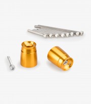 Puig Sport 21029O Bar Ends in Golden for several Suzuki and Yamaha models