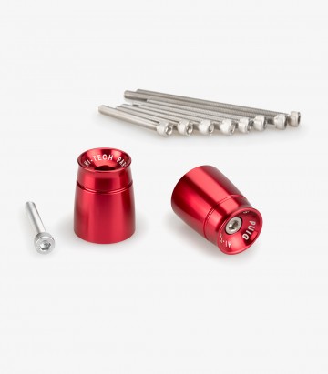 Puig Sport 21029R Bar Ends in Red for several Suzuki and Yamaha models