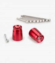 Puig Sport 21029R Bar Ends in Red for several Suzuki and Yamaha models