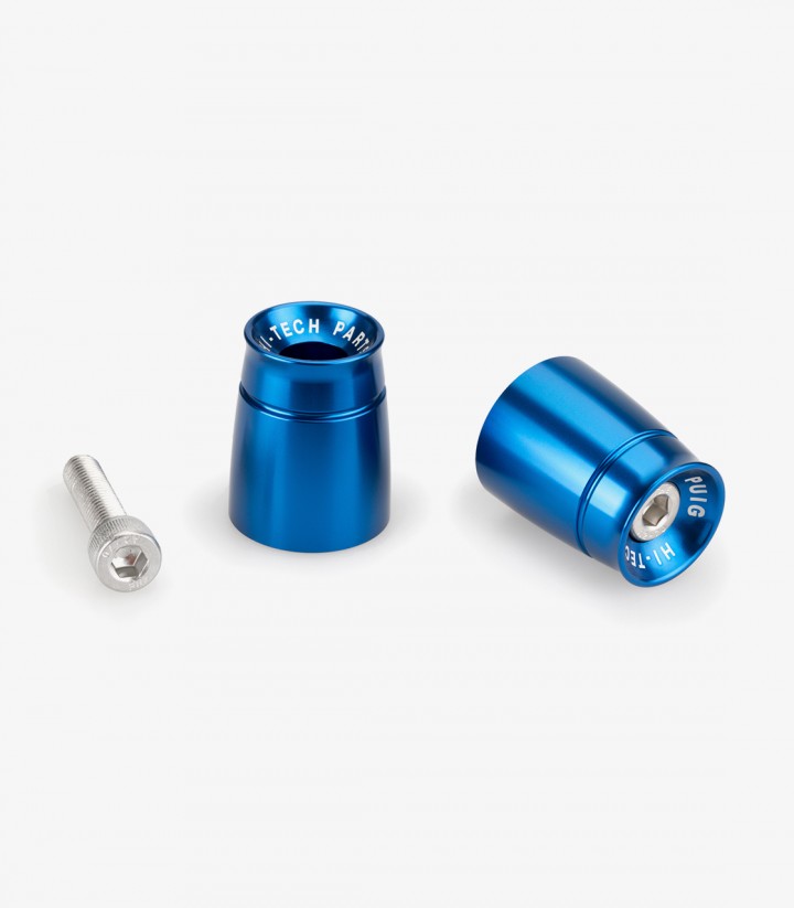 Puig Sport 21034A Bar Ends in Blue for Kymco AK550