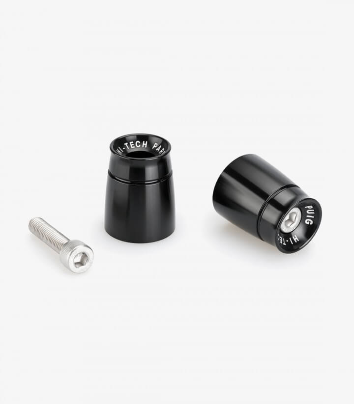 Puig Lenkerendgewichte Sport 21034N in Schwarz für Kymco AK550 (17-23) / Premium (24-26)