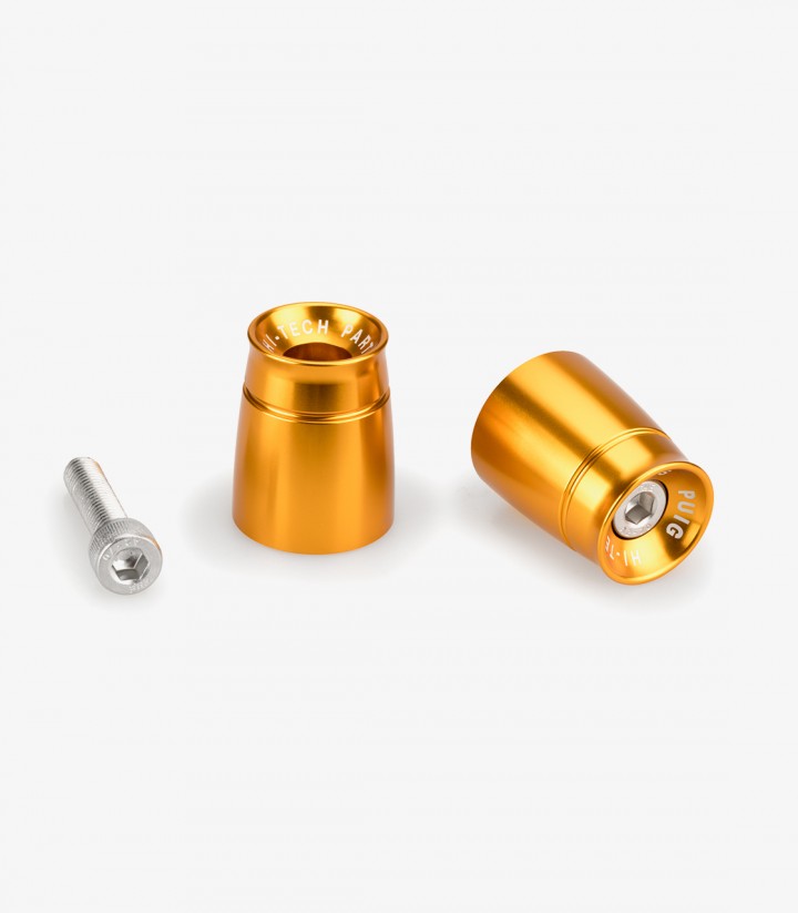 Puig Sport 21034O Bar Ends in Golden for Kymco AK550