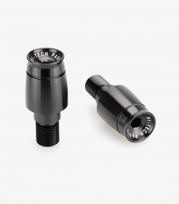 Puig Lenkerendgewichte Sport 21291N in Schwarz für Aprilia Tuono V4 1100 (25-26), Yamaha TMAX 560 (22-26)