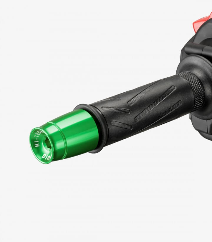 Puig Lenkerendgewichte Sport 21291V in Grün für Aprilia Tuono V4 1100 (25-26), Yamaha TMAX 560 (22-26)