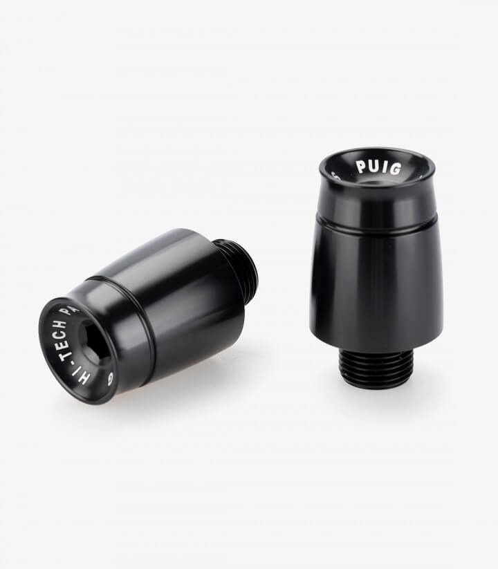 Puig Lenkerendgewichte Sport 21358N in Schwarz für Aprilia RSV4 (21-24), Benelli Leoncino Bobber 400 (26), Ducati Panigale V2 (2