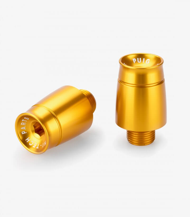 Puig Lenkerendgewichte Sport 21358O in Gold für Aprilia RSV4 (21-24), Benelli Leoncino Bobber 400 (26), Ducati Panigale V2 (25-2