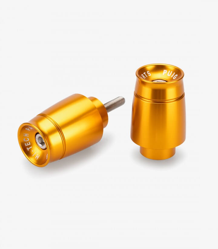Puig Lenkerendgewichte Sport 21427O in Gold für several Honda models