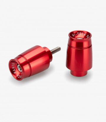 Puig Lenkerendgewichte Sport 21427R in Rot für several Honda models