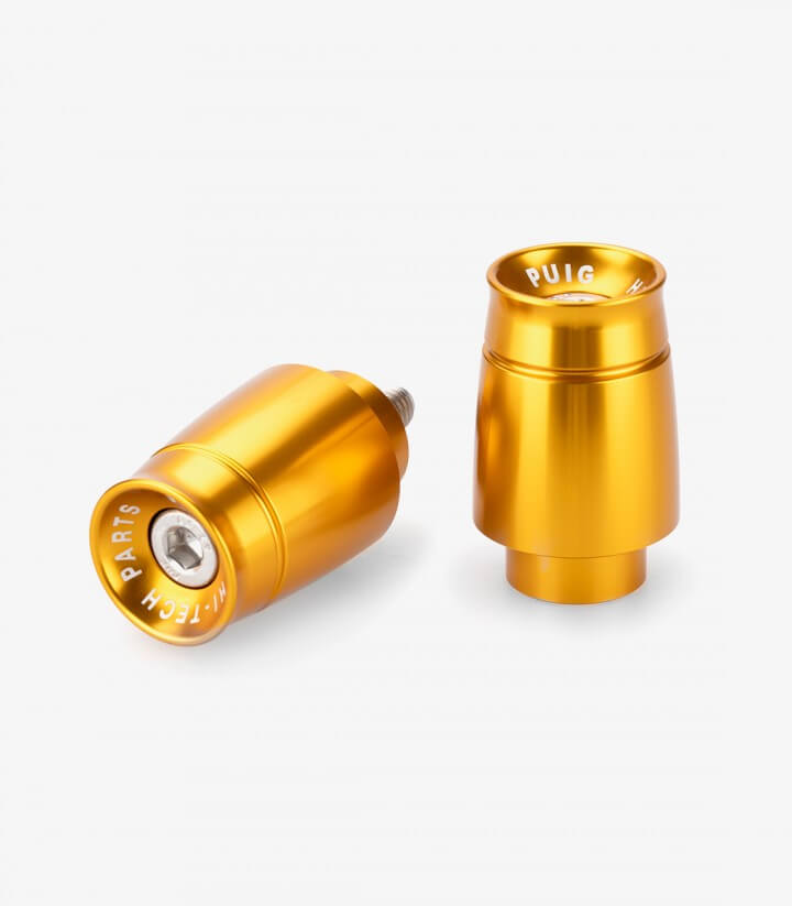 Puig Lenkerendgewichte Sport 21449O in Gold für Yamaha MT-07 Tracer (16-17), Tracer 700 (18-20), Tracer 7 (21-24)