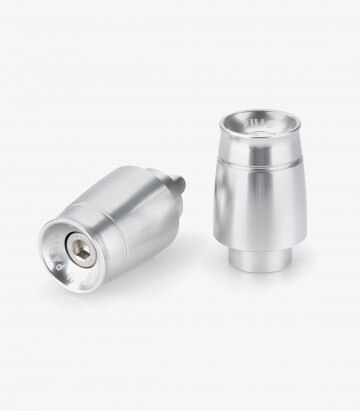 Puig Lenkerendgewichte Sport 21449P in Silber für Yamaha MT-07 Tracer (16-17), Tracer 700 (18-20), Tracer 7 (21-24)