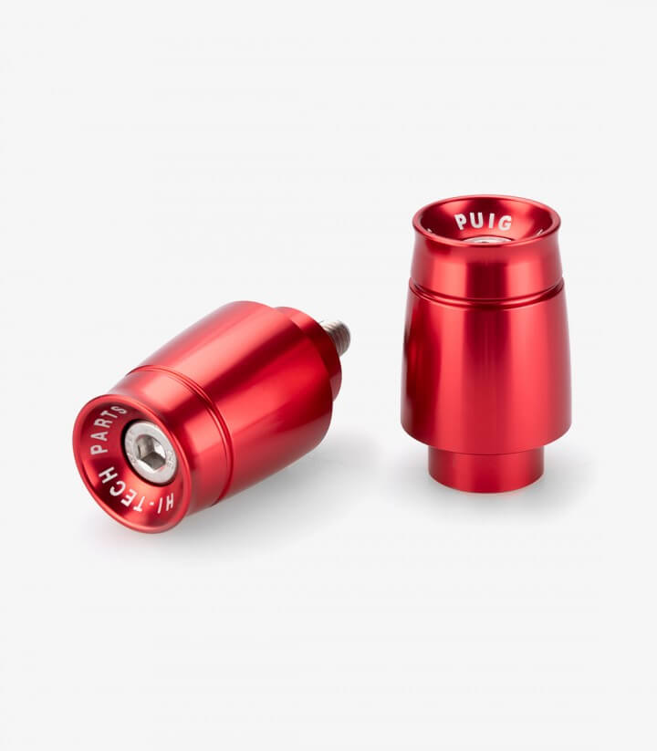 Puig Lenkerendgewichte Sport 21449R in Rot für Yamaha MT-07 Tracer (16-17), Tracer 700 (18-20), Tracer 7 (21-24)