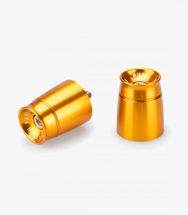 Puig Lenkerendgewichte Sport 21541O in Gold für Benelli Leoncino 800 (22-26), Tornado 550 (25-26)