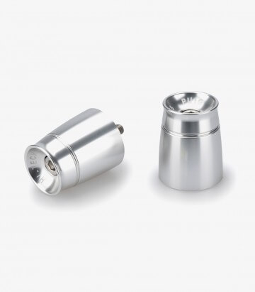 Puig Lenkerendgewichte Sport 21541P in Silber für Benelli Leoncino 800 (22-26), Tornado 550 (25-26)