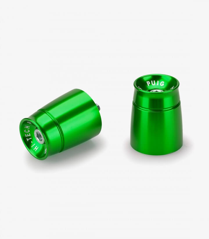 Puig Sport 21541V Bar Ends in Green for Benelli Leoncino 800/Trail