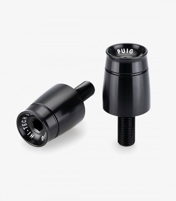 Puig Lenkerendgewichte Sport 21625N in Schwarz für several Suzuki models