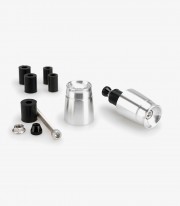 Universal Puig Sport 21011P Bar Ends in Silver