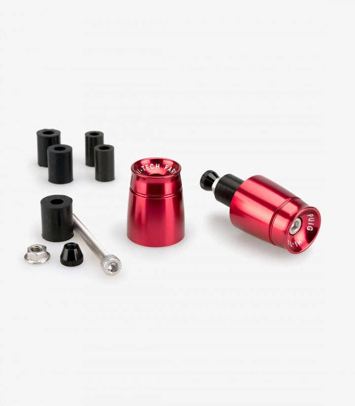 Universal Puig Sport 21011R Bar Ends in Red