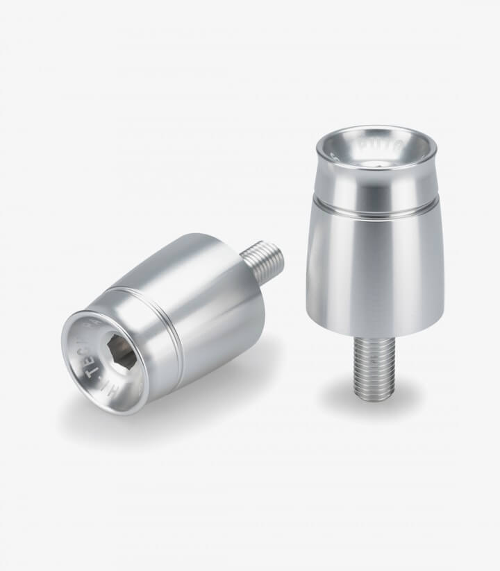 Puig Lenkerendgewichte Sport 21968P in Silber für Suzuki DL800 V-Strom Tech (23-26)