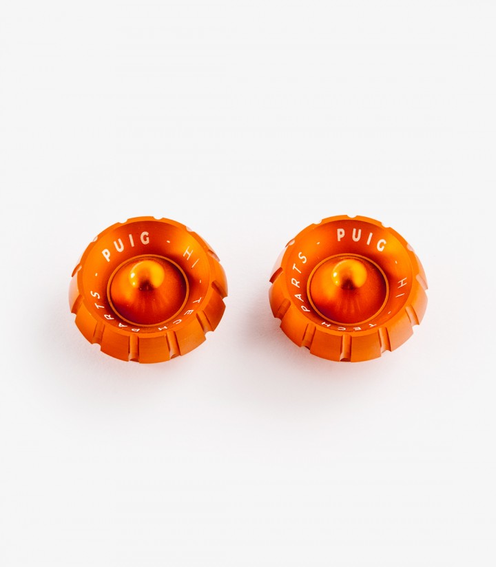 Set of Orange ends for Puig Thruster bar ends