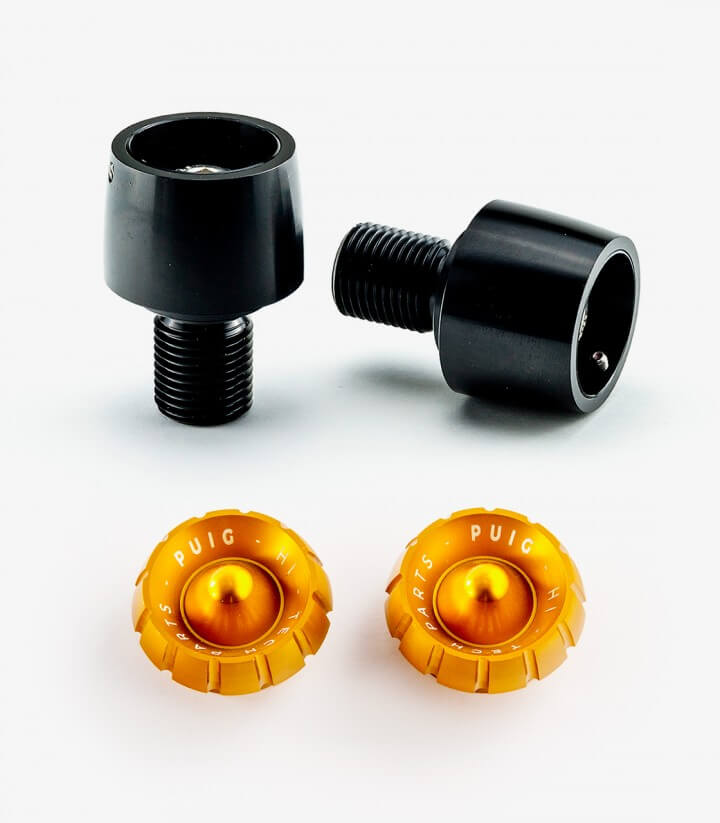 Puig Lenkerendgewichte Thruster 9594N+9420O für Lenker in Gold