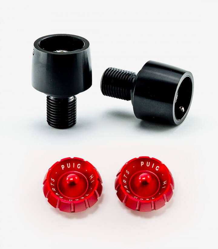Puig Lenkerendgewichte Thruster 9594N+9420R für Lenker in Rot