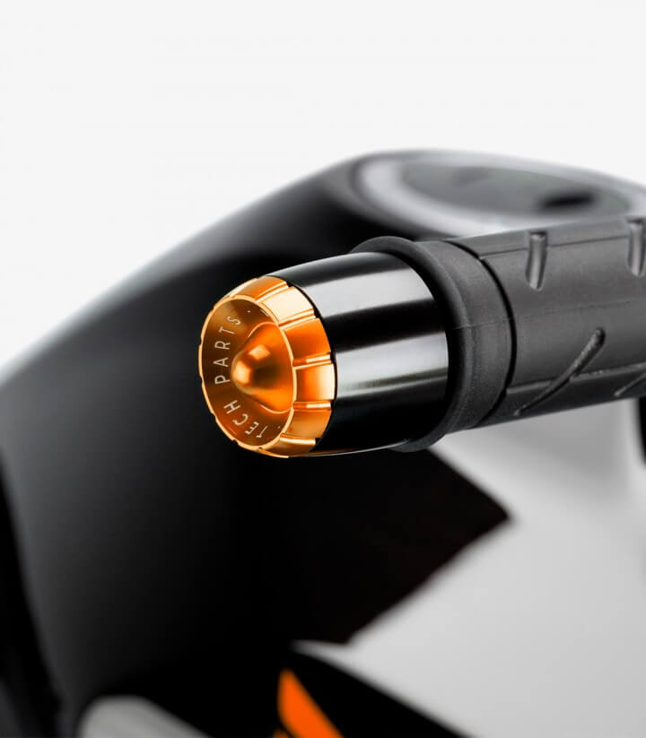 Puig Lenkerendgewichte Thruster 20442N+9420T in Orange für Kawasaki Ninja 650 (20-26), Ninja 7 Hybrid (24-26), Z650 (20-26)