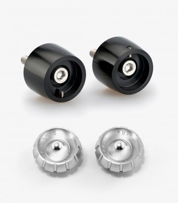 Puig Lenkerendgewichte Thruster 20721N+9420P in Silber für Ducati Monster 937 (21-25)